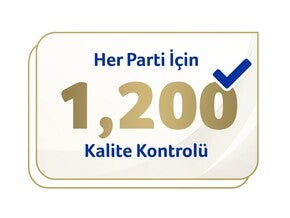 Kontrol ederiz. Ve tekrar kontrol ederiz.