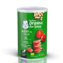 Gerber Organik Buğday Ve Yulaflı, Domates, Havuç Ve Soğanlı Bebek Ve Küçük Çocuk Atıştırmalığı