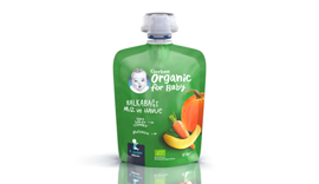 Gerber Organik Muzlu Havuçlu Bal Kabağı Püresi 90g