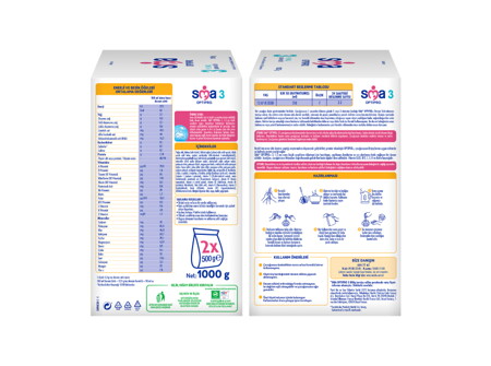 SMA® OPTIPRO® 3 1 Kg (2x500g) 1-3 Yaş Devam Sütü