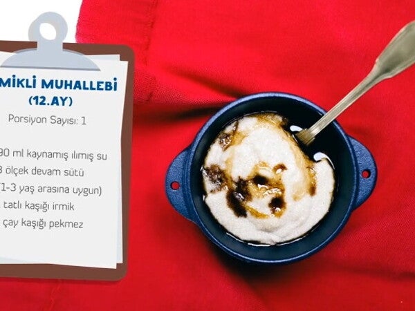 12 Aylık Bebekler için İrmikli Tarifler: Muhallebi Mama Tarifi